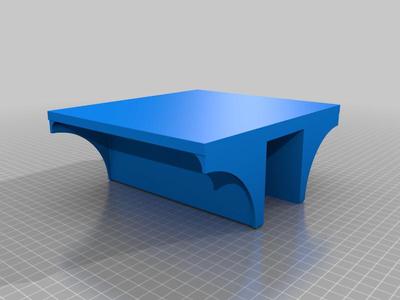 Cubicle wall shelf TOP PLATE BOTH SIDES