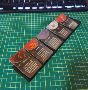Divinity Board Game Status Effect Card Organizer