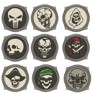 DND Tokens Skulls