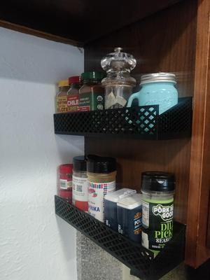 Wall Mounted Spice Rack (short back)