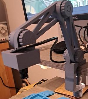 Camera Desk Mount - Intended For Microscope Use
