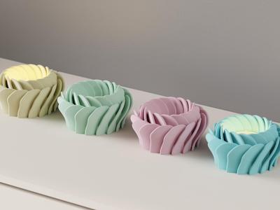Elegant Tealight. Floral Design Candle holder