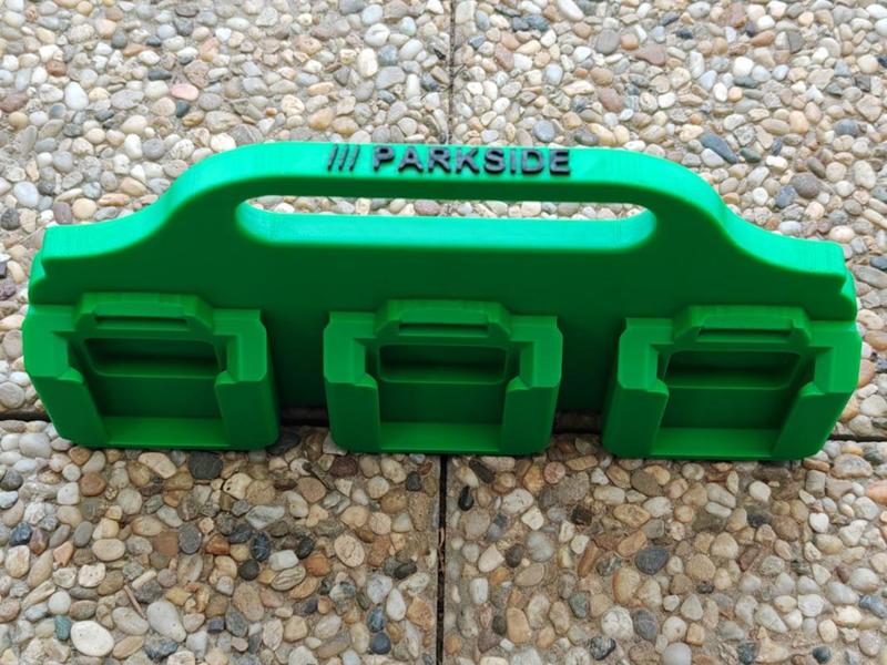 Parkside 20V battery holder, battery carrier