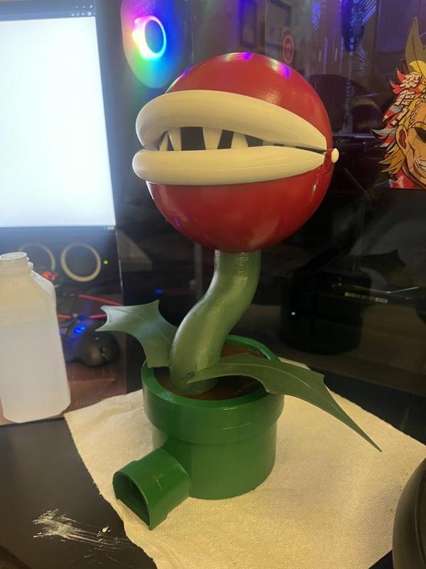Piranha Plant Dice Tower
