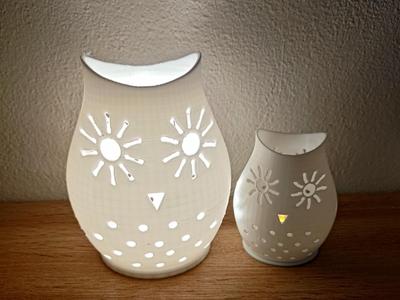 Owl lamp for LED Lamp 001 and LED candle
