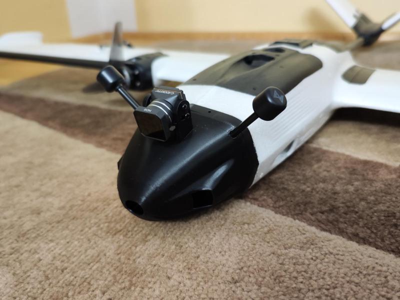 Nose ZOHD Altus cooler & Walksnail Moonlight Kit