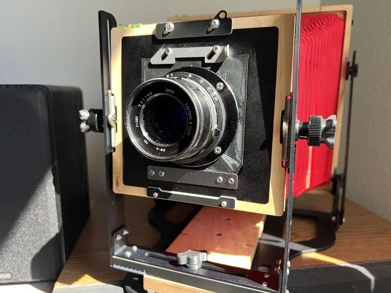 Soviet LOMO 360mm f10 Wista Lens board 