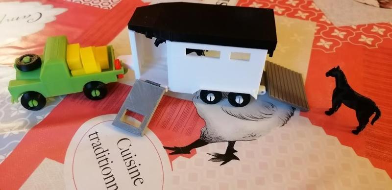 Van transport des chevaux