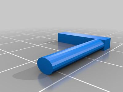 Laser cutter hold-down pin! (read description)