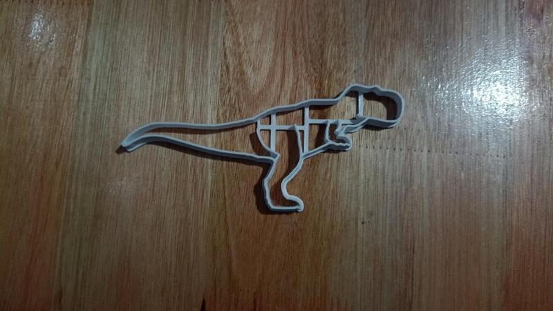 Tyrannosaurus cookie cutter