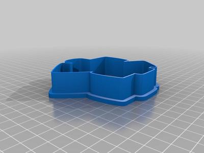 Camping sign cookie cutter