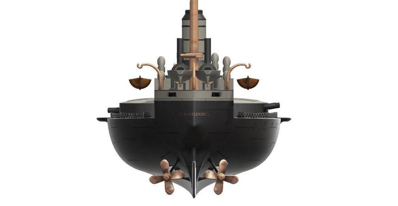 HMS INFLEXIBLE Biritish Ironclad