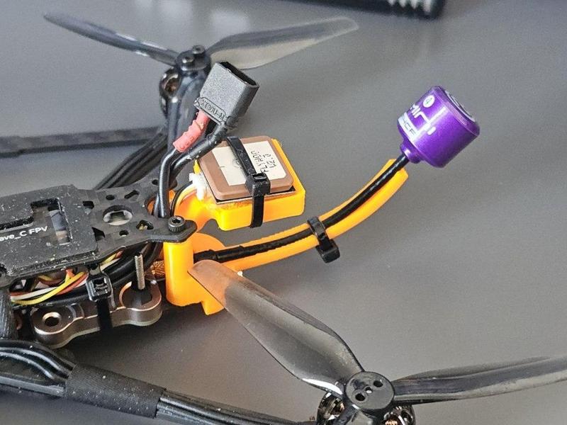 Flywoo Explorer LR4 Back Antenna + GPS holder