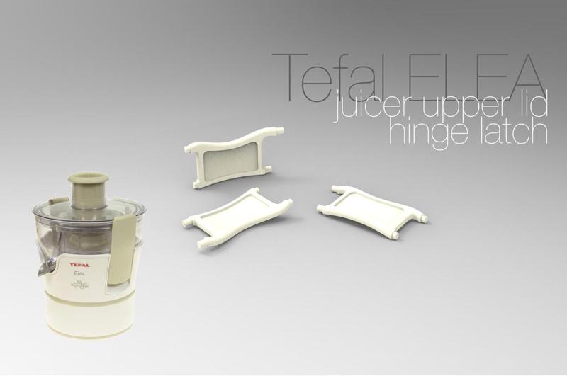 Hinge latch for the Tefal ELEA ZE4001, ZE6001, ZE7001 juicer