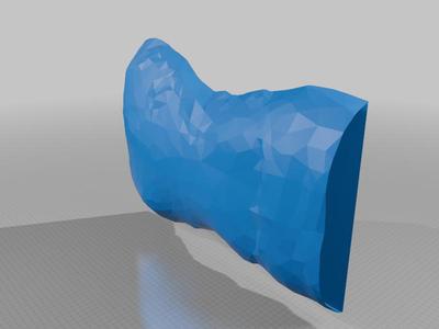 driver's back mold for seat back design