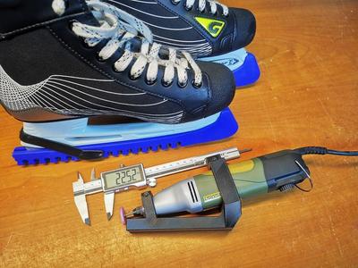 Proxxon ice skate sharpener fixture