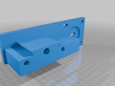 адаптер мотора nema 24 (размером 60х60х58мм) для поперечной подачи станка WM210