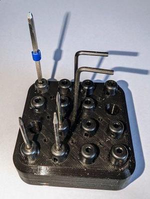 Rack for GRS-style collets