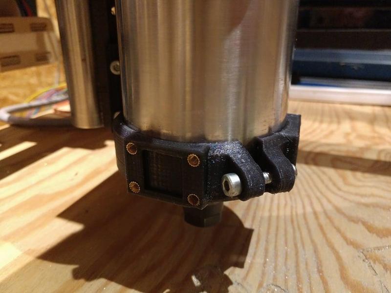Improved 64mm Mount (1.5kW spindle) with 2 Acsessory Mounts