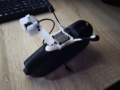 VTX mount on nose AtomRC Swordfish Walksnail Avatar Micro Kit 