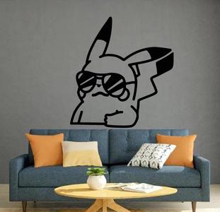 Pikachu Pokemon Wall Art Pokémon Pickachu Wall Decor Pikachu