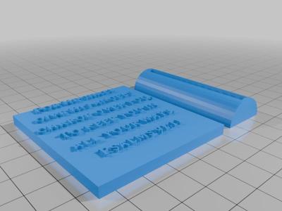 Psalms 91:11 Verse on a stand