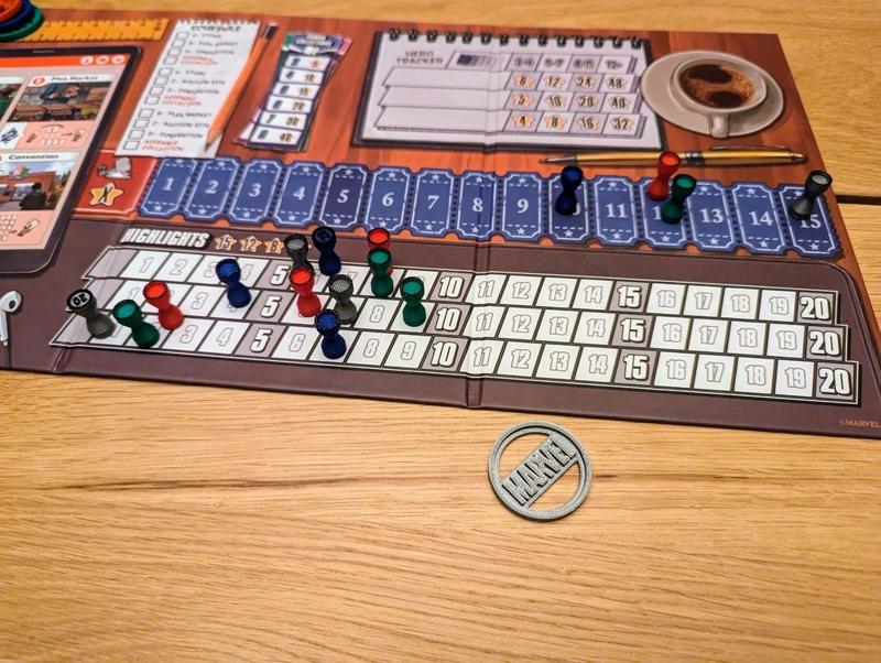 Comic Hunters Board Game Alternate Player Markers