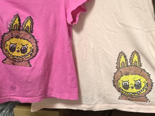 Labubu Printed on T-shirt Directly