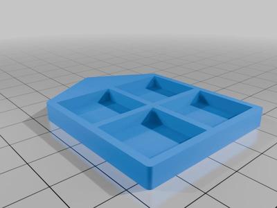 Simple D6 Dice Wound Tracker Counter Tray
