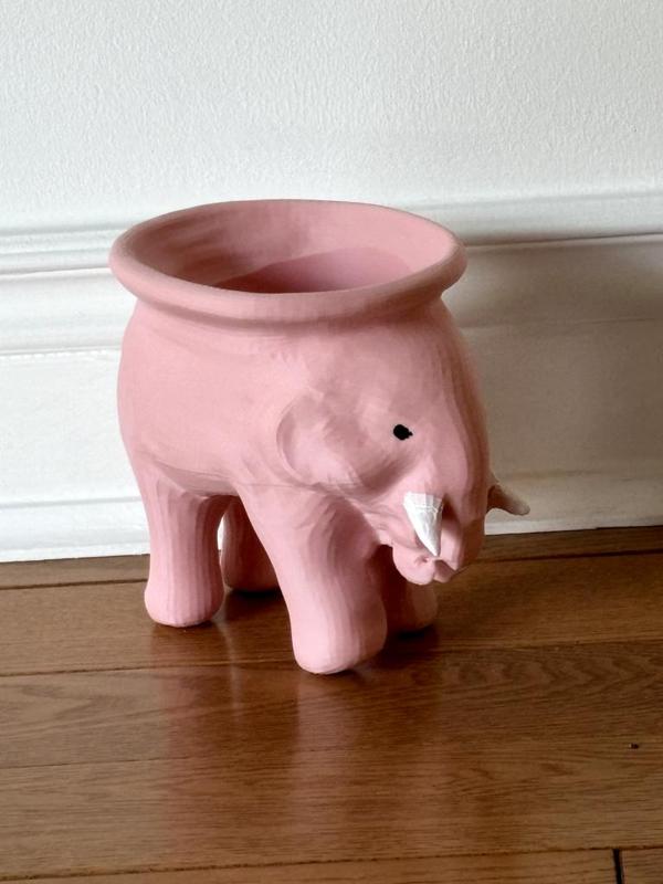 Cute Elephant Shaped Pot