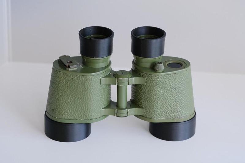 ZEISS 7x40 NVA German Military Binoculars - protective lens shell replacement