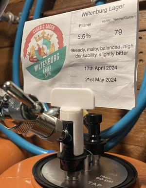 MiniBrew Keg Ball Lock Label Holder