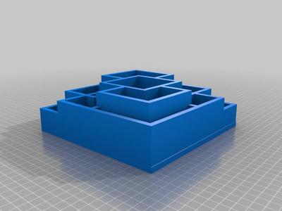 desk organizer with cool pattern 