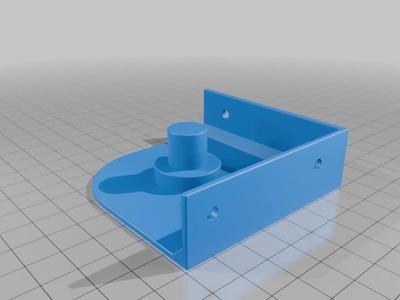 Mount and remote holder for Livarno Blackout Blinds with motor