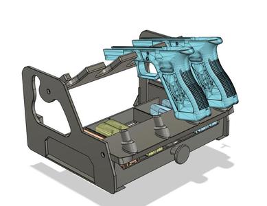 4 pistol holder for gun safe