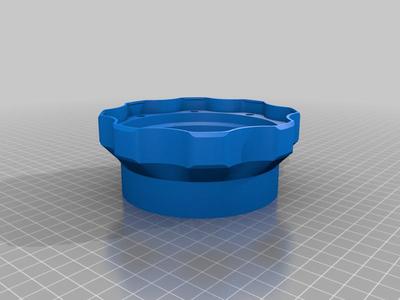 Female magnetic fitting for 4 inch dust hose