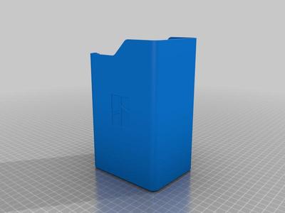 Filament waste bin for Bambu Lab X1 with magnets