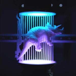 Cyberatops - Suspended String Triceratops Lamp