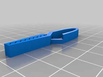 Alligator clip without hole