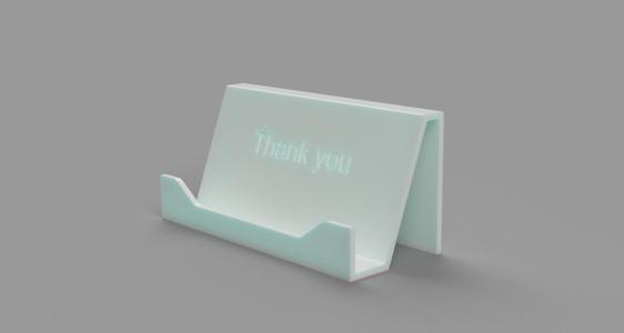 UK Business Card Stand 89mm Width