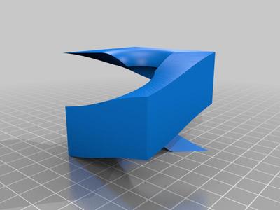 3D puzzle: Twisted half cube with a sphere in the middle