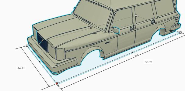 Volvo 240 Wagen 1/7th Scale Arrma RC
