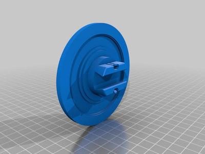 Horizontal rotating 3D printing tray holder