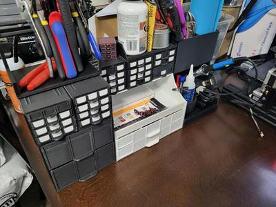 Various Size Stackable Resistor Storage Box Additional bits n bobs