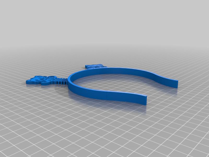 Print In Place Red Panda Head Band Boppers