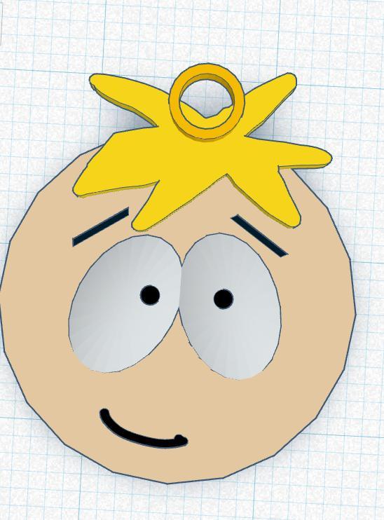 Smiling Butters Keychain