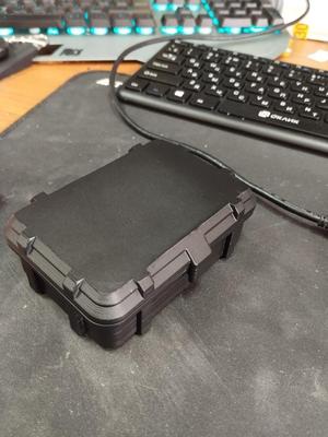 Durable storage box with 4 compartments