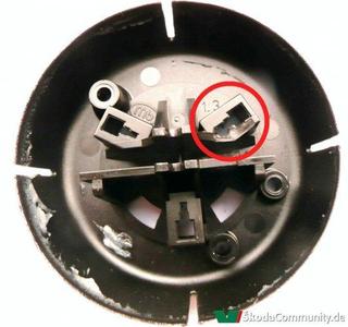Grundplatte für Skoda Fabia Seitenspiegel 