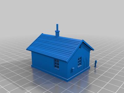 Vechtrovna - domek závoráře N 1:160