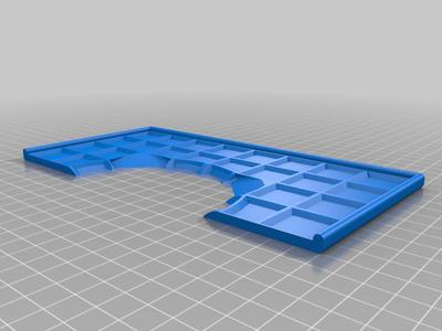 Non-Euclidean Chess Board (Wormhole) - Half Board